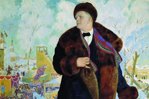 Б. Кустодиев «Портрет Шаляпина»